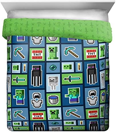 Jay Franco Minecraft Monster Hunters Queen Bed Set