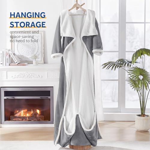 Sealy Wearable Electric Blanket with Foot Pocket and Sleeves 1