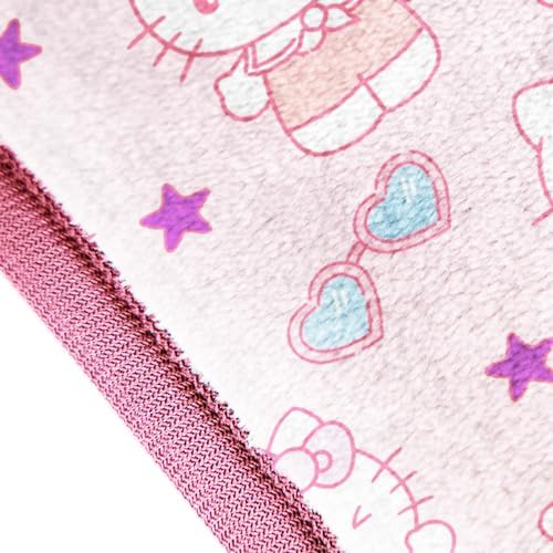 Jay Franco Hello Kitty Heart Sunglasses Throw Blanket - 60x90 Inches