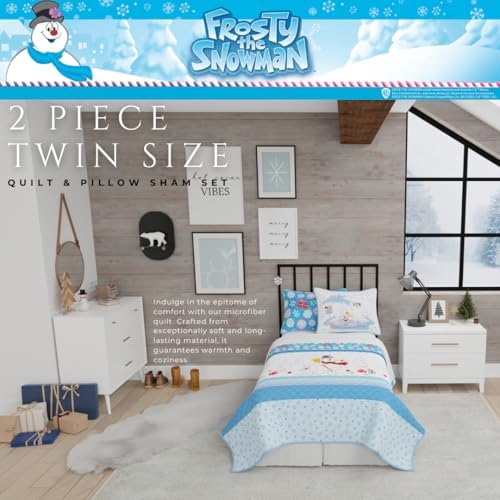 Franco Frosty The Snowman Quilt Set Twin Size 1