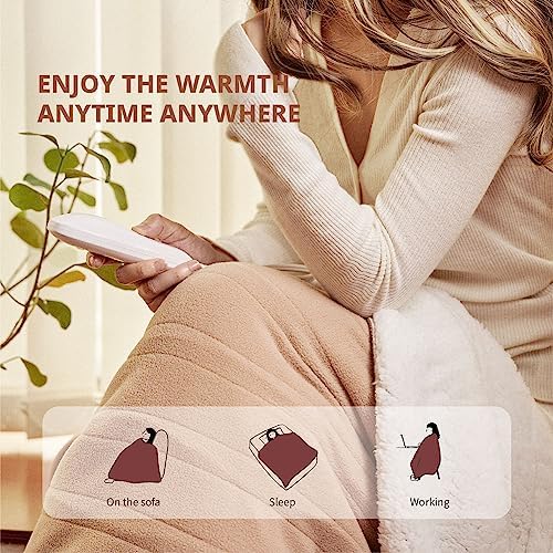 Aheadpret Heated Blanket 50x60 - 5 Heat Levels Auto-Off