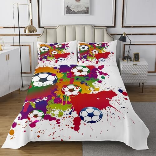 Feelyou Football Coverlet Set for Kids