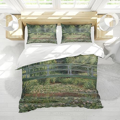 HOBBOY Garden Floral Duvet Cover Set 3 Piece Twin XL