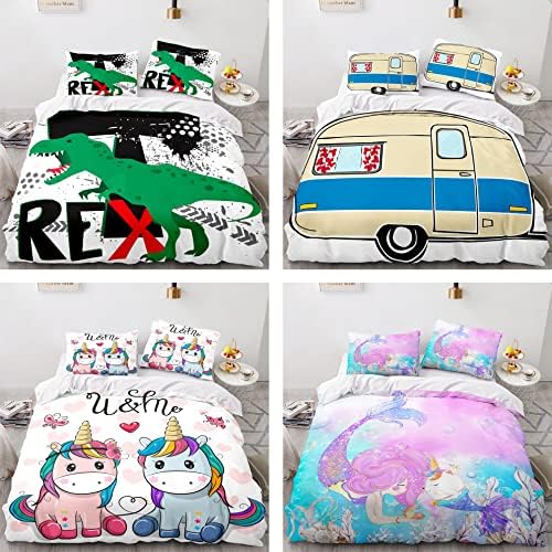 Custom Photo Duvet Cover Set with Zipper Closure 1