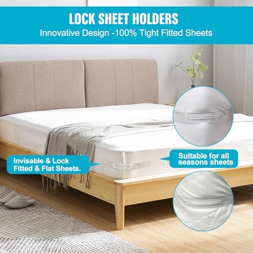 Adjustable Sheet Clips Keep Sheets Firm Tight for Bed