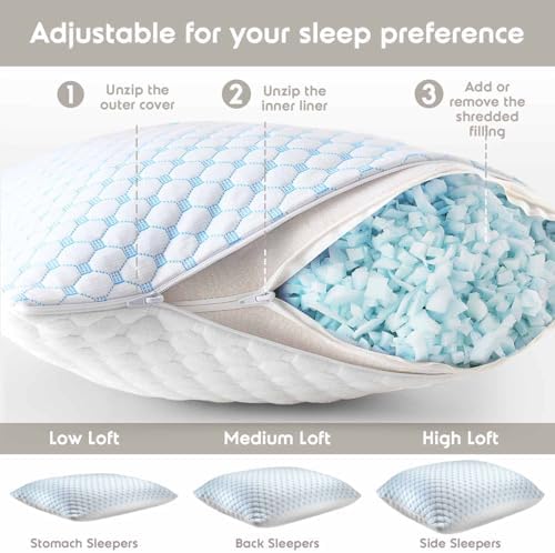 Nestl Cooling Pillow for Sleeping 2 Pack