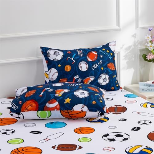 A Nice Night 6Pcs Twin Bed in a Bag Comforter Set
