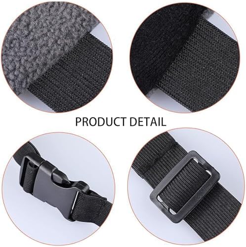 Retractable Travel Pillow with Head Strap for Airplane and Car