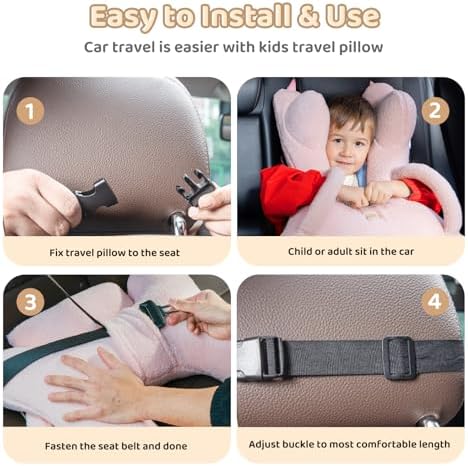 FLORICH Travel Pillow with Head and Body Support