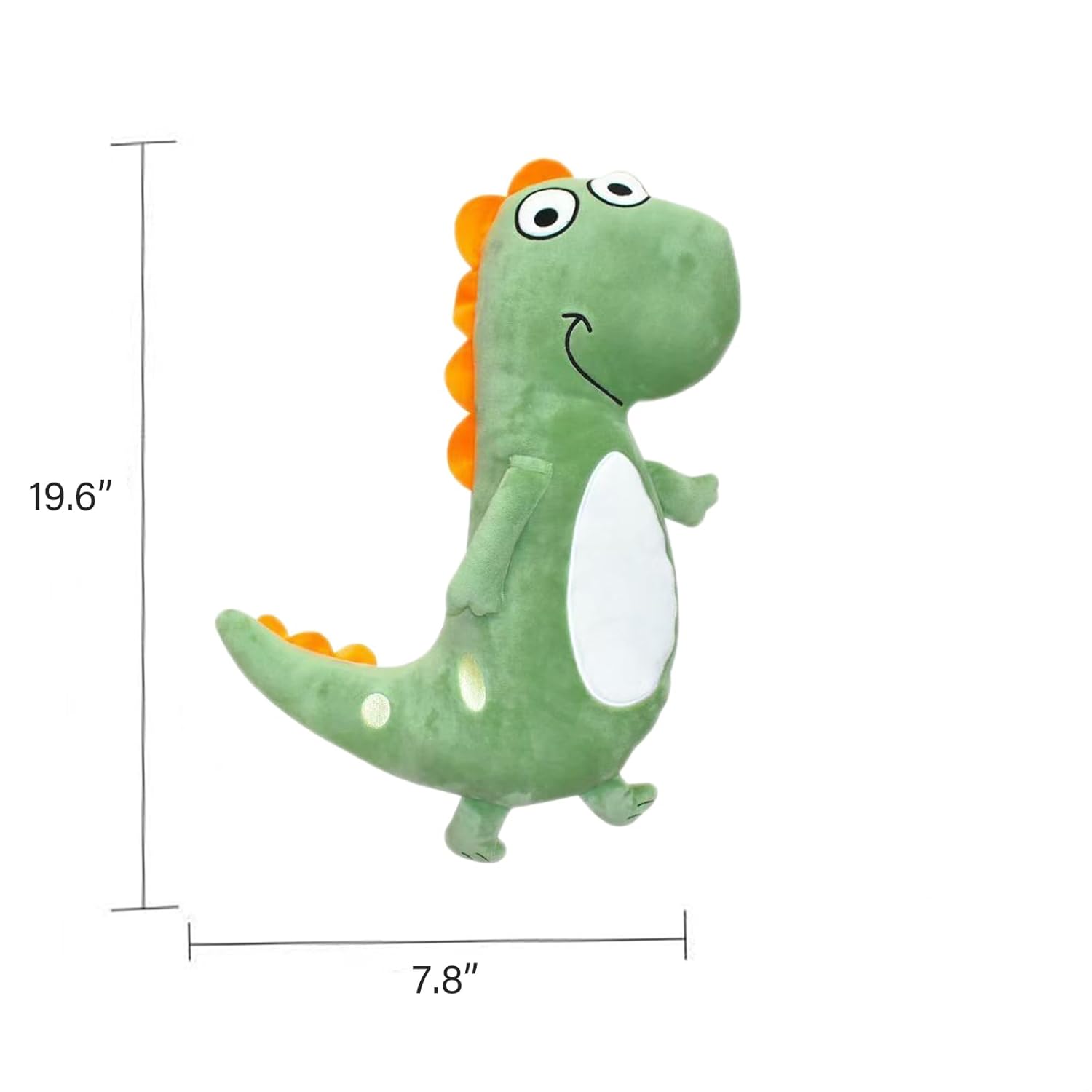 Dino Travel Pillow for Kids with Cartoon Design