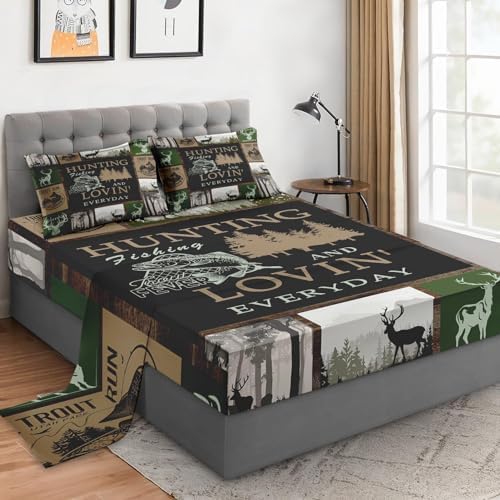 WeCozy 4-Piece Queen Bed Sheet Set with Pillowcases