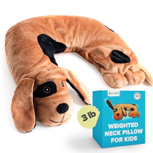 LakiKid Shoulder Wrap for Kids Beagle Travel Pillow