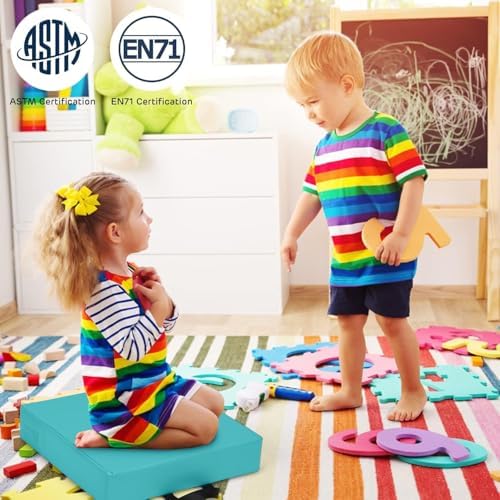 GLACER 6 Pcs Floor Cushions for Kids