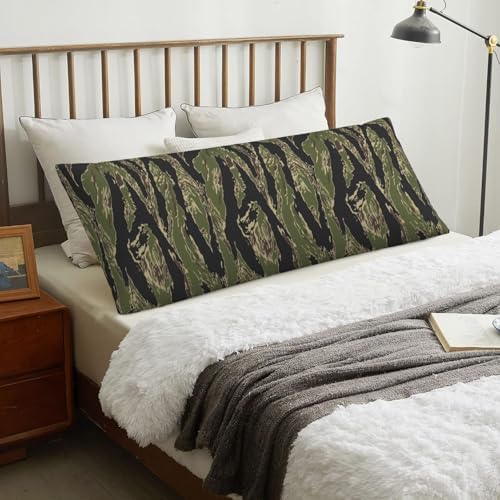 Army Military Camouflage Body Pillow Case Cover for Man and Kids