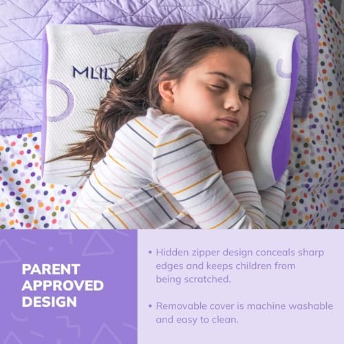 MLILY Kids Memory Foam Pillow - Adjustable Breathable