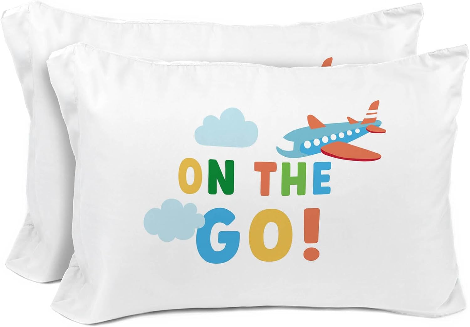 Sunny Side Up Reversible Pillowcases 2 Pack Cars Planes Design