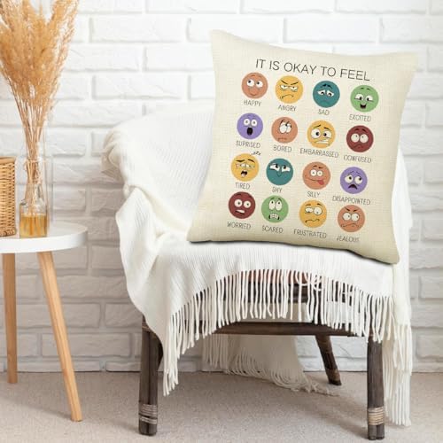 Calming Corner Throw Pillow Cover 18x18 Style B 1