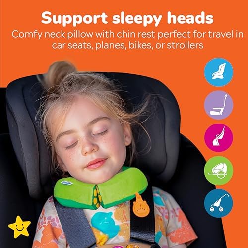 Trunki Kids Travel Neck Pillow with Dinosaur Design