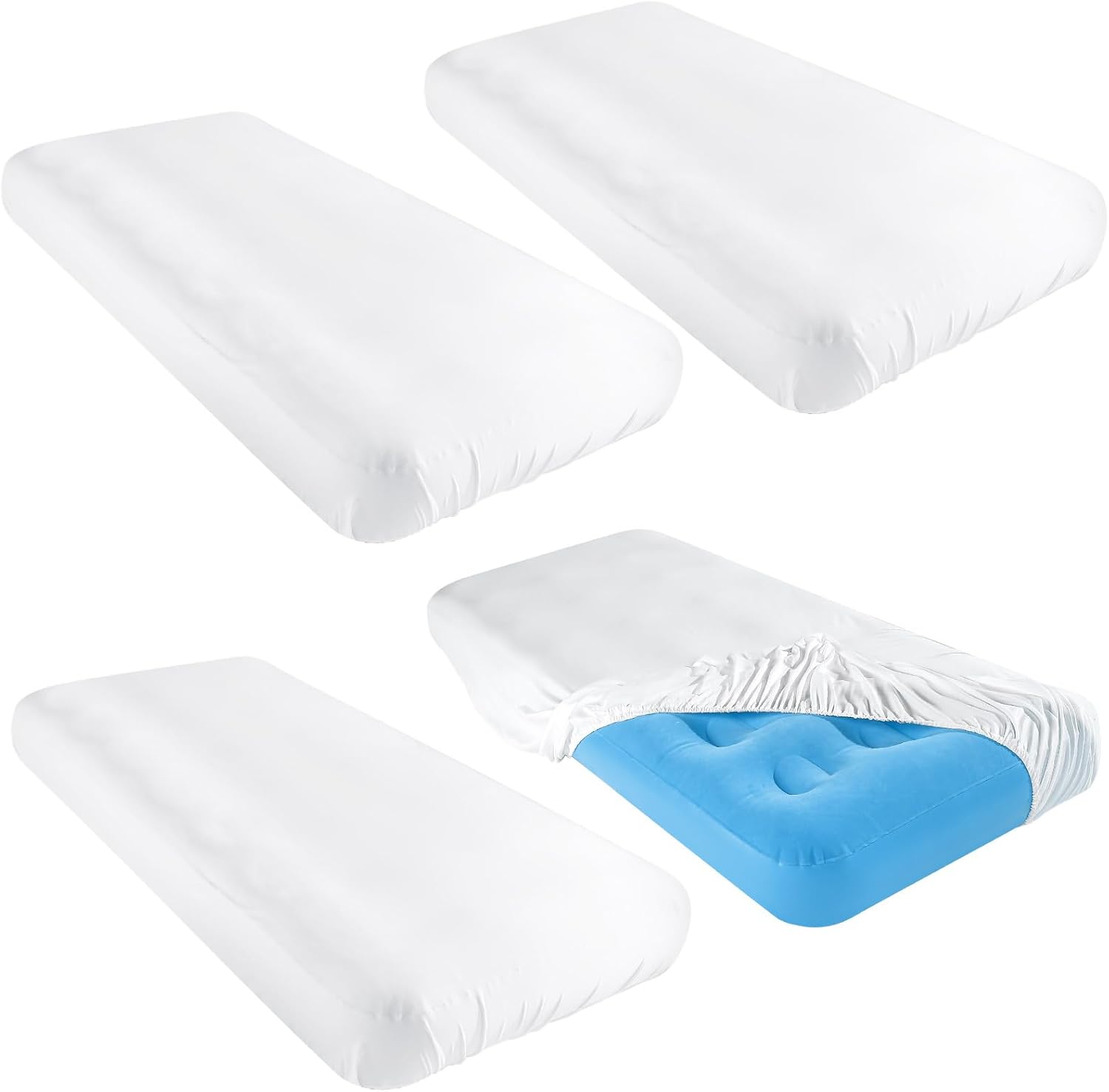 Breling 4 Pcs Kids Inflatable Airbed Fitted Sheets 1