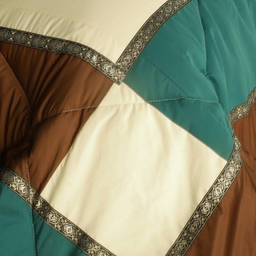 Onitiva Elegant Art Quilted Patchwork Comforter Set Twin Size