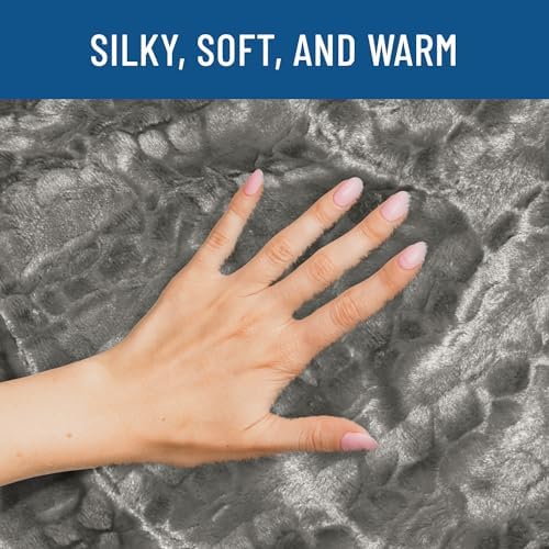 Everlasting Comfort Faux Fur Throw Blanket - Soft Fluffy Plush Throws