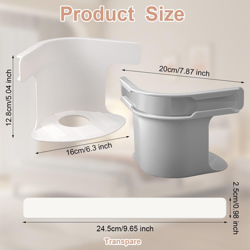 Waieoc 4 Pack Bed Sheet Holders Set - White