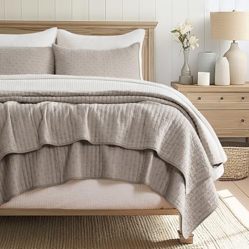 Ultra Soft Cross Stitch Cotton Quilt Set Queen Size 1