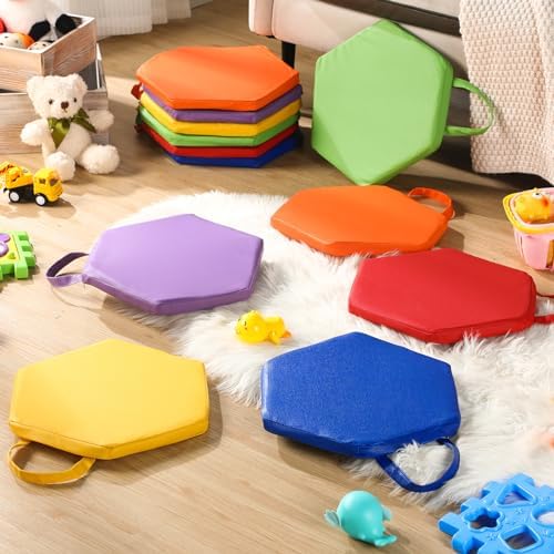 Suzile 12 Pcs Floor Cushions for Classroom Flexible Seating with Handles