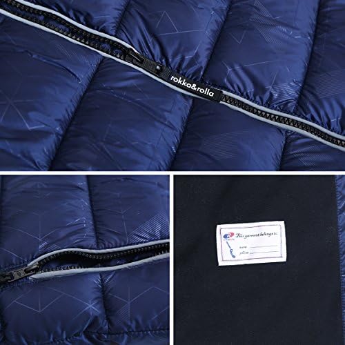 RokkaRolla Boys Heavyweight Puffer Jacket with Fleece Lining