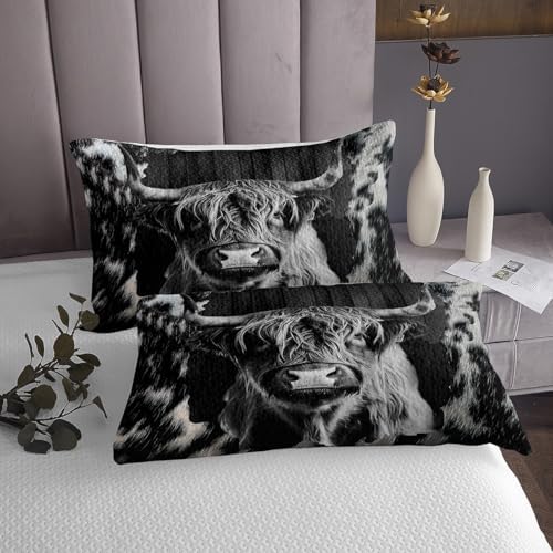 Feelyou Cowhide Plank Coverlet Set for Kids