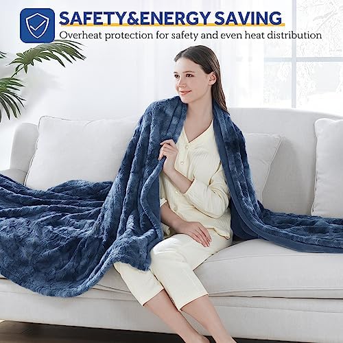 Sealy Electric Blanket Throw with 6 Heat Settings