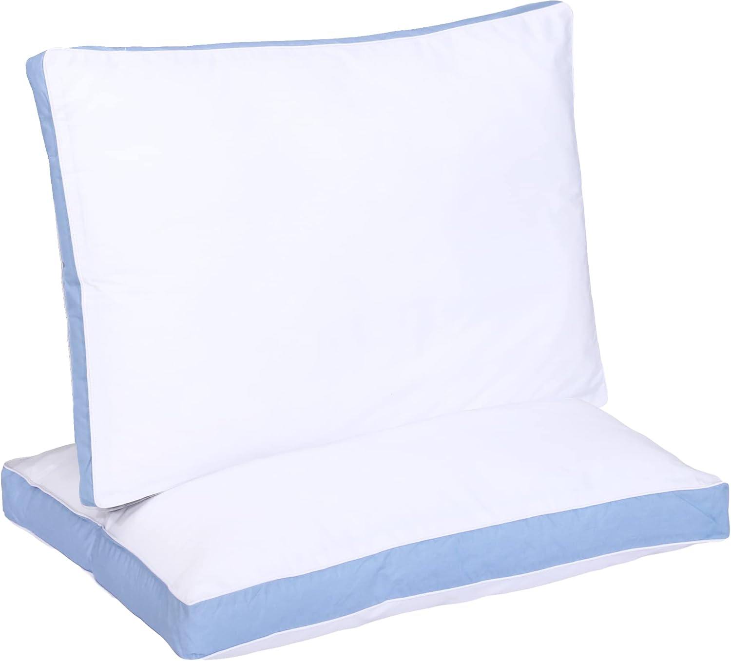 GOLD TEXTILES Queen Pillow Set of 2 - Hotel Luxury Soft Firm Support