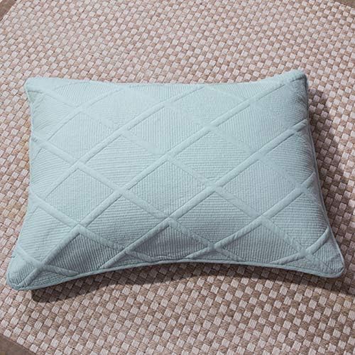Tache Seafoam Blue Green Quilted Bedspread 3 Piece Set California King