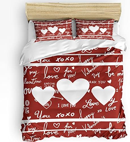 LooPoP Valentine Comforter Set California King Size