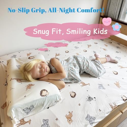 MorroMorn Fitted Sheet Full Size - Cute Animal Microfiber