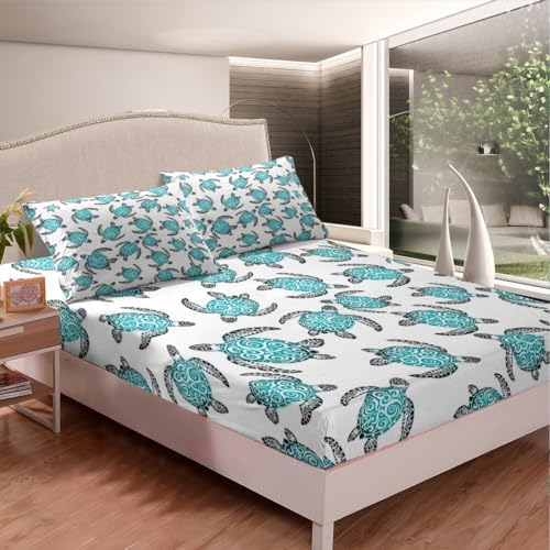 Feelyou Kids Sea Turtle Sheet Set King Size