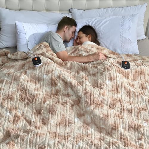 Fantico Electric Blanket Queen Size with Dual Control 1