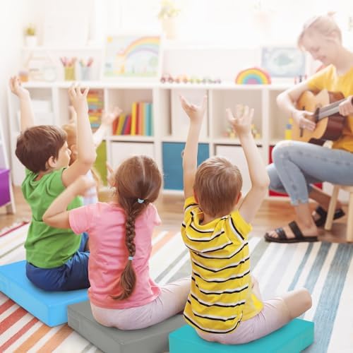 GLACER 6 Pcs Floor Cushions for Kids