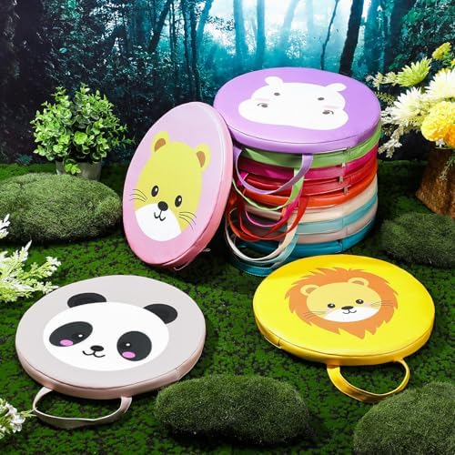 Suzile 12 Pcs Cartoon Floor Cushions with Handle 1
