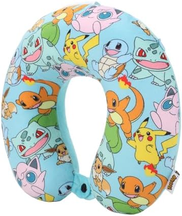 Bioworld Pokemon Pikachu 2-Piece Travel Eye Mask and Pillow Set