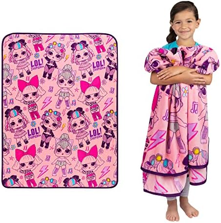 Franco Kids Bedding Plush Throw Blanket 46 x 60 LOL Surprise Design