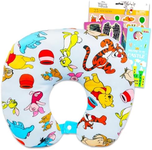 Disney Winnie The Pooh Travel Neck Pillow Set for Kids