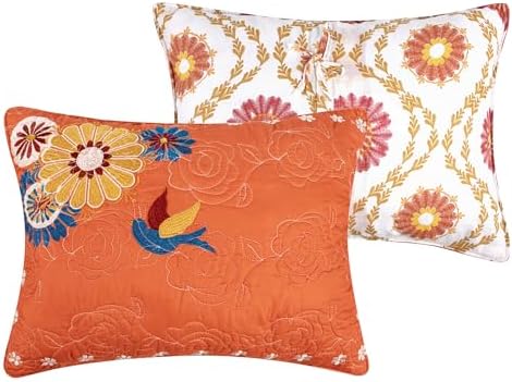 Greenland Home Barefoot Bungalow Bedspread Set 3-Piece Jumbo King Multi