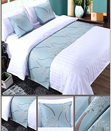 Twelve 3pcs Bed Runner Set - 1 Scarf 2 Pillowcases