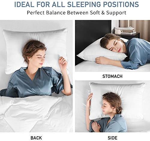 Downluxe Down Alternative Pillows Set of 2 - Hotel Collection 20x26