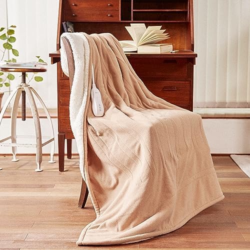 Aheadpret Heated Blanket 50x60 - 5 Heat Levels Auto-Off