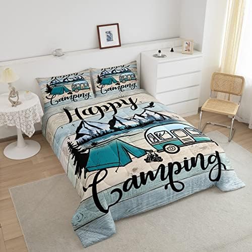 Erosebridal Vintage Wooden Quilt Comforter Set