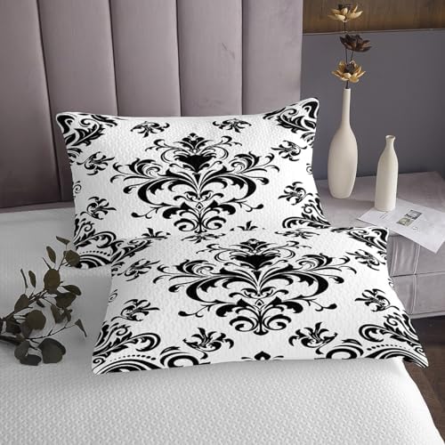 Erosebridal Baroque Damask Bedspread Set King Size
