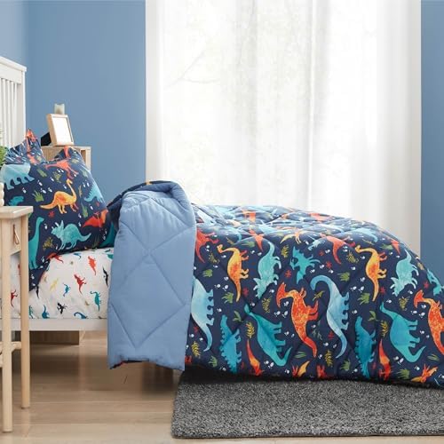 Twin Dinosaur Kids Comforter Set for Boys - 2 Pieces