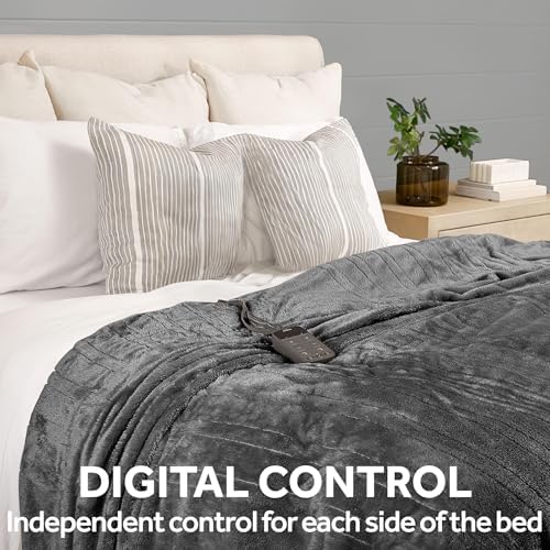 Sunbeam Smart Wi-Fi Heated Blanket with 10 Heat Settings
